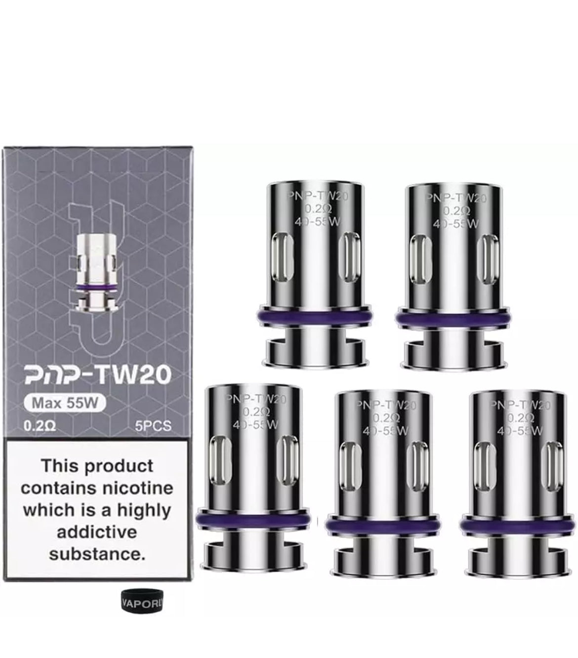 VooPoo Drag E60 Vape Kit  Vape Pen E Cigarette & 2ml PNP Pod & Voopoo PNP Coil