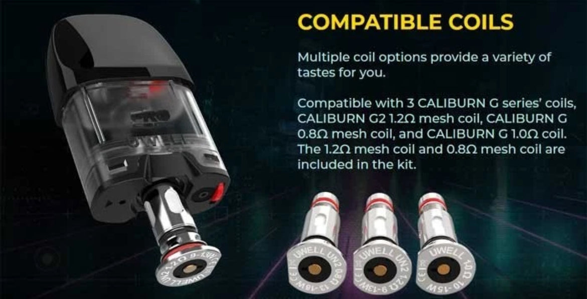 Uwell Caliburn GK2 18W Pod Vape kit