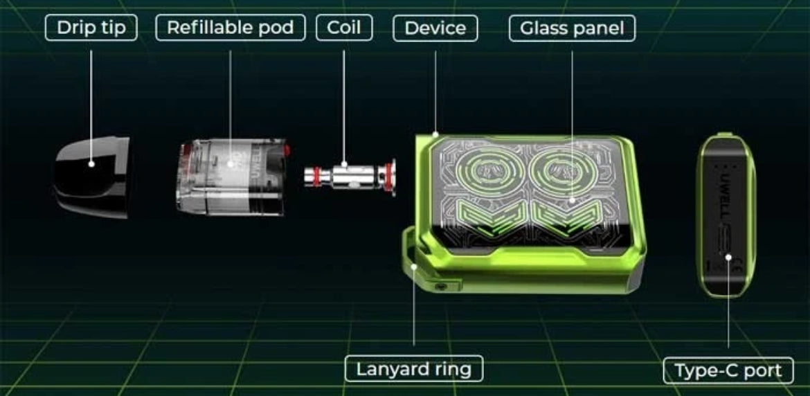 Uwell Caliburn GK2 18W Pod Vape kit