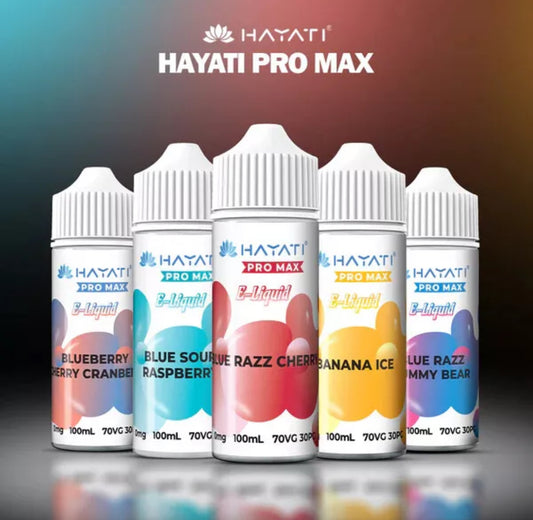Hayati Pro Max 100 ML E-Liquid 0mg 70VG/30PG Vape Juice HAYATI Pro