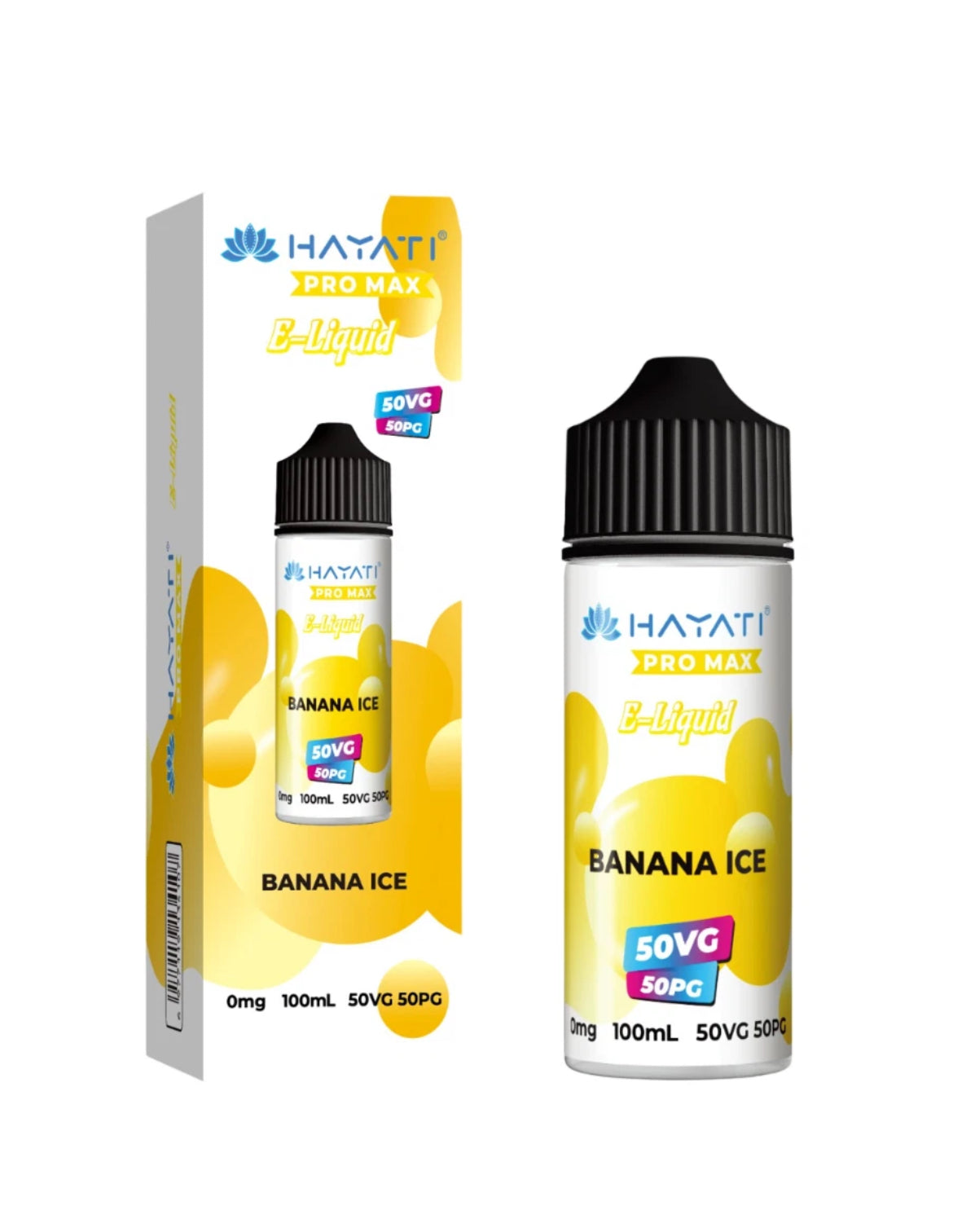 Hayati Pro Max 100ml E liquid 0mg 50/50 VGPG