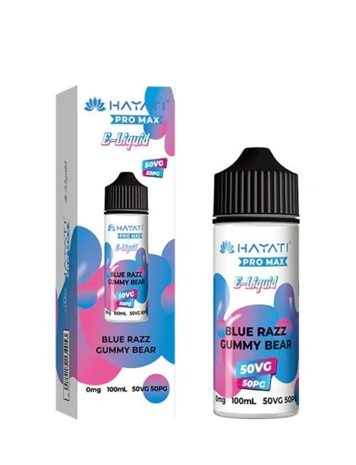 Hayati Pro Max 100ml E liquid 0mg 50/50 VGPG