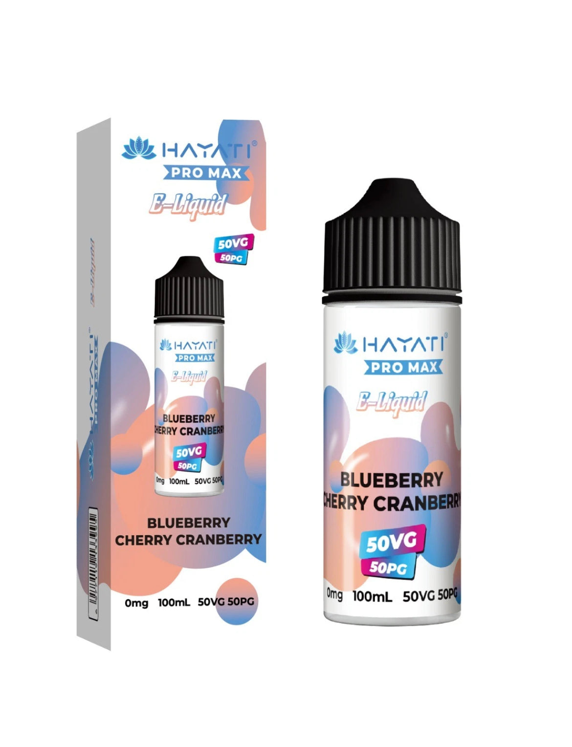 Hayati Pro Max 100ml E liquid 0mg 50/50 VGPG