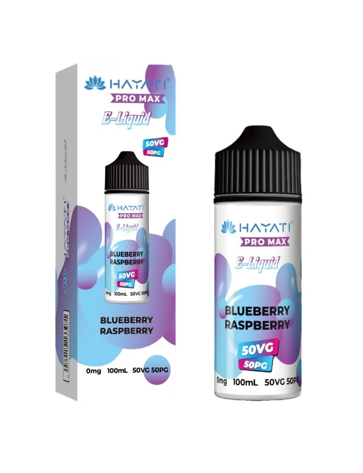 Hayati Pro Max 100ml E liquid 0mg 50/50 VGPG