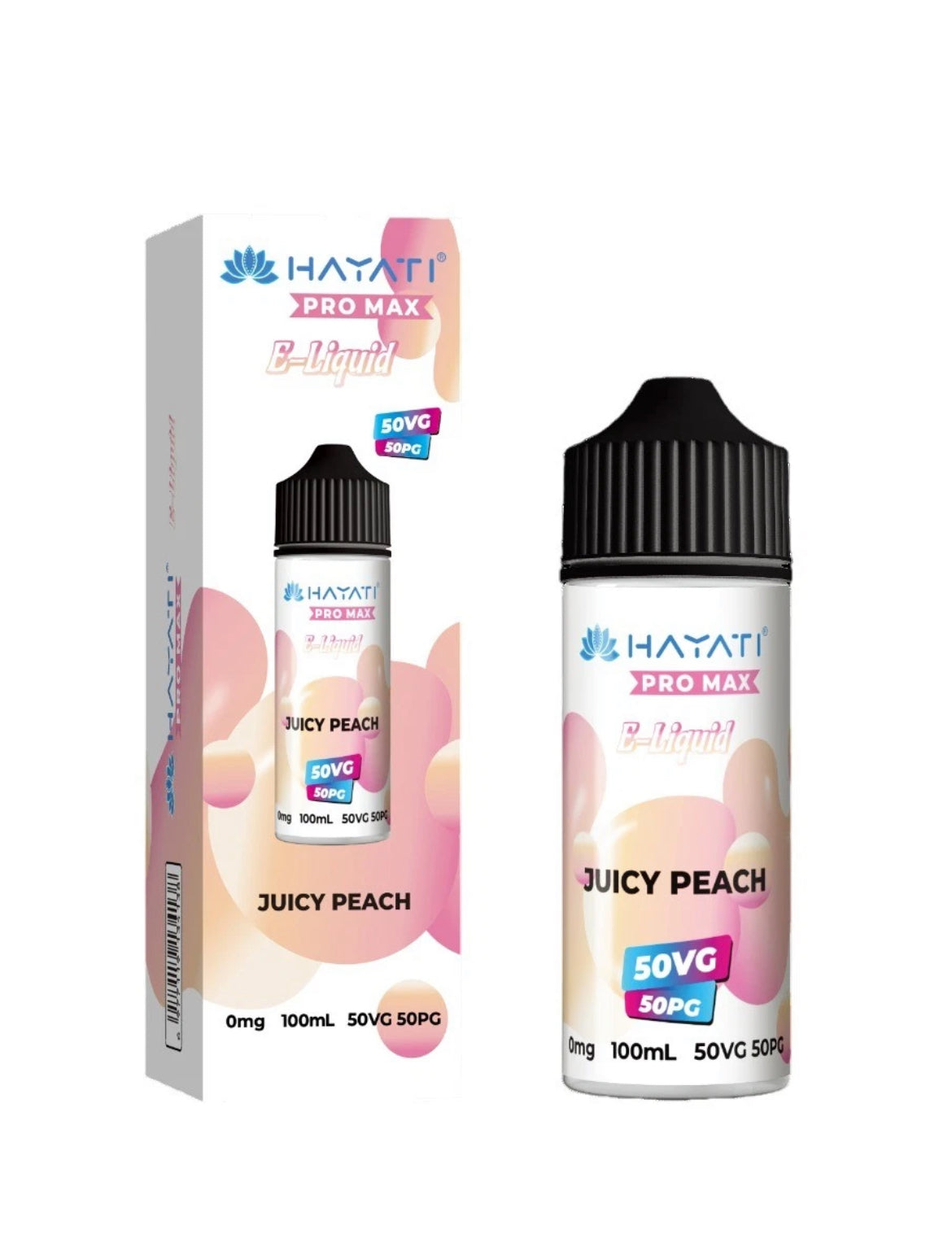 Hayati Pro Max 100ml E liquid 0mg 50/50 VGPG