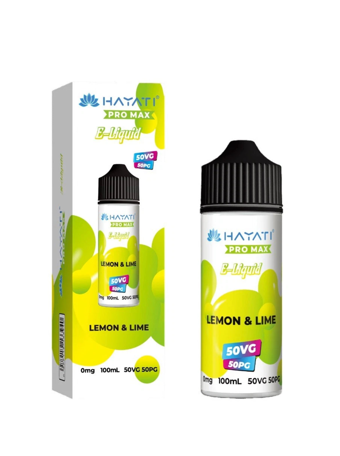 Hayati Pro Max 100ml E liquid 0mg 50/50 VGPG