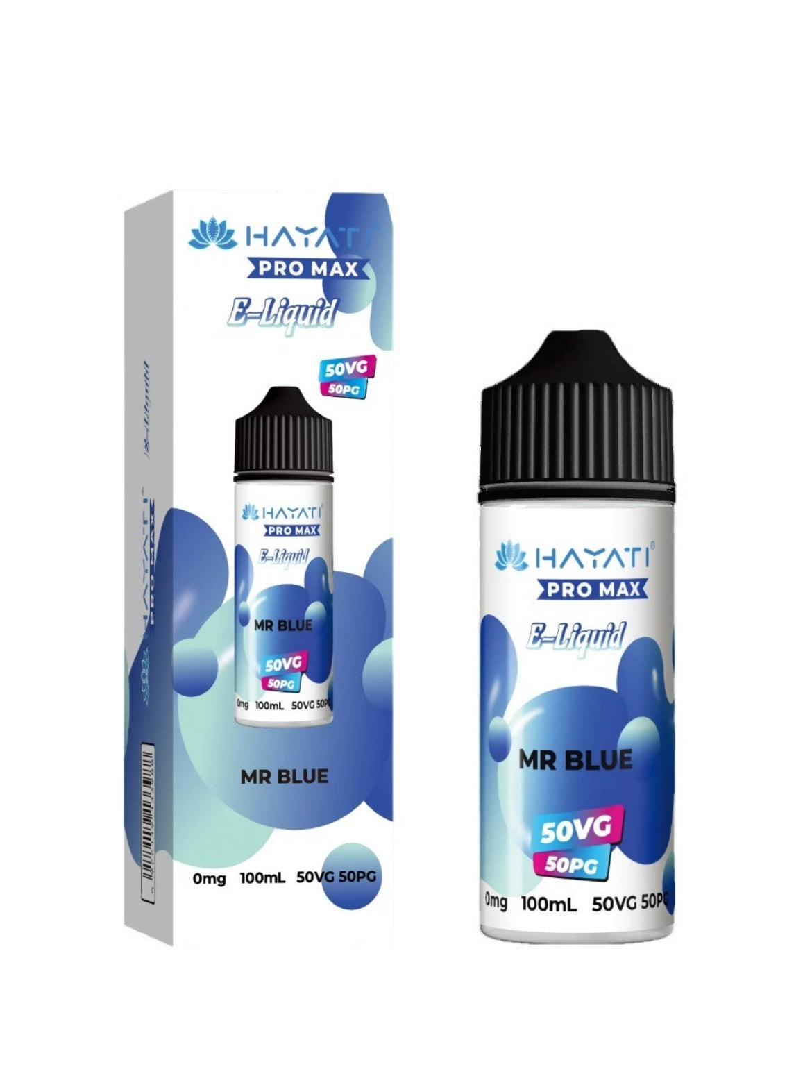 Hayati Pro Max 100ml E liquid 0mg 50/50 VGPG