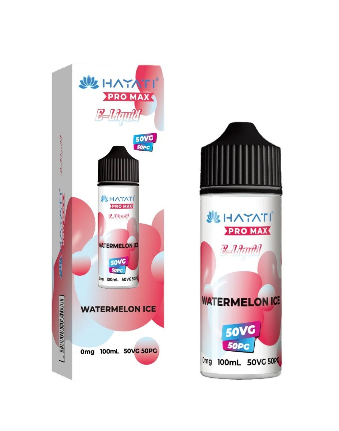 Hayati Pro Max 100ml E liquid 0mg 50/50 VGPG