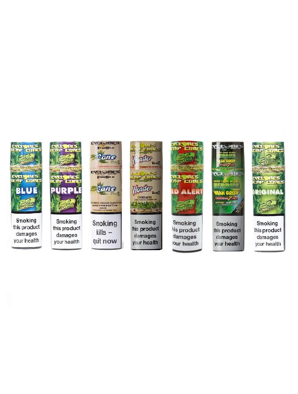 Cyclone King size Pre-Rolled Cones 2 X Each Pack