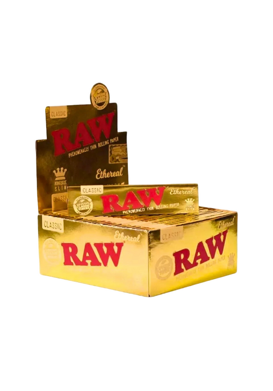 RAW Ethereal GOLD King size Genuine Product - Raw's Thinnest Papers