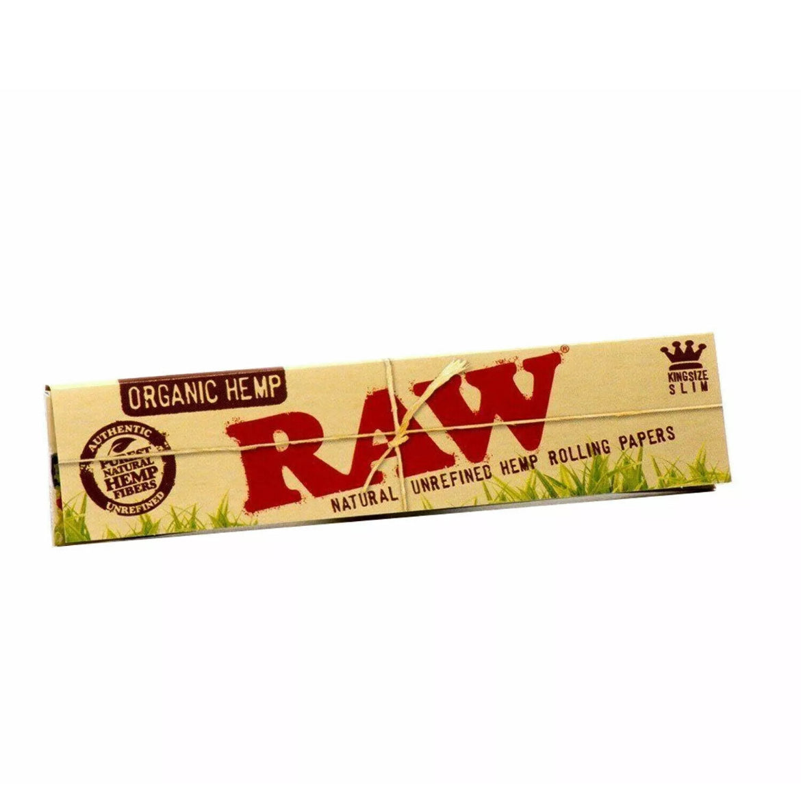 Raw Organic Hemp King Size Slim Rolling Papers Natural Unrefined Skins