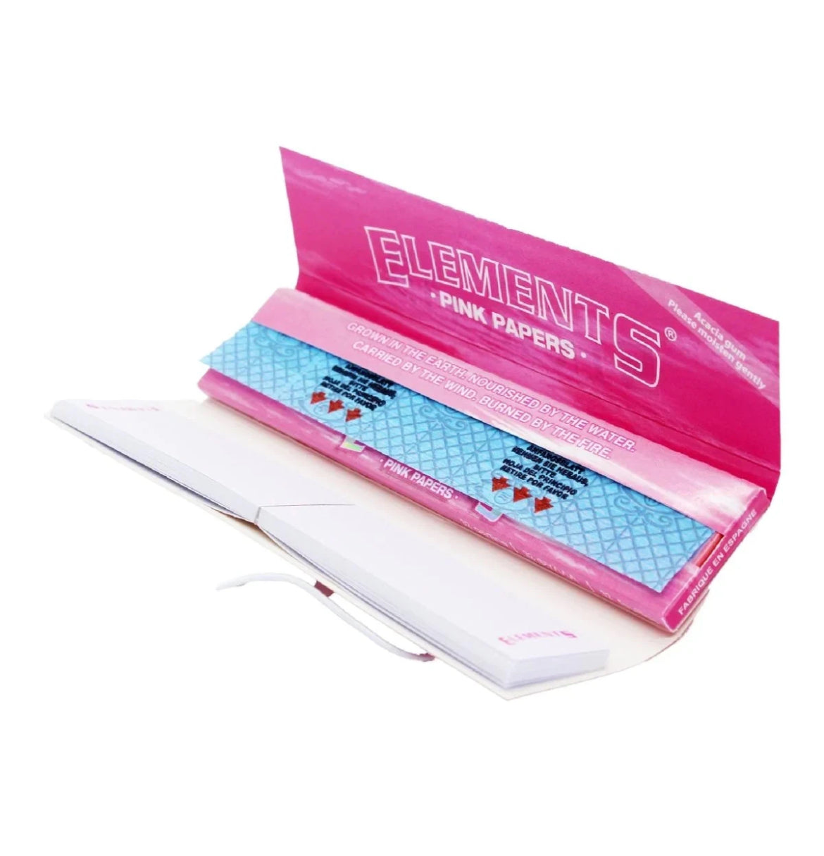 Elements Pink King Size Connoisseur  Pink Papers and Roach Tips