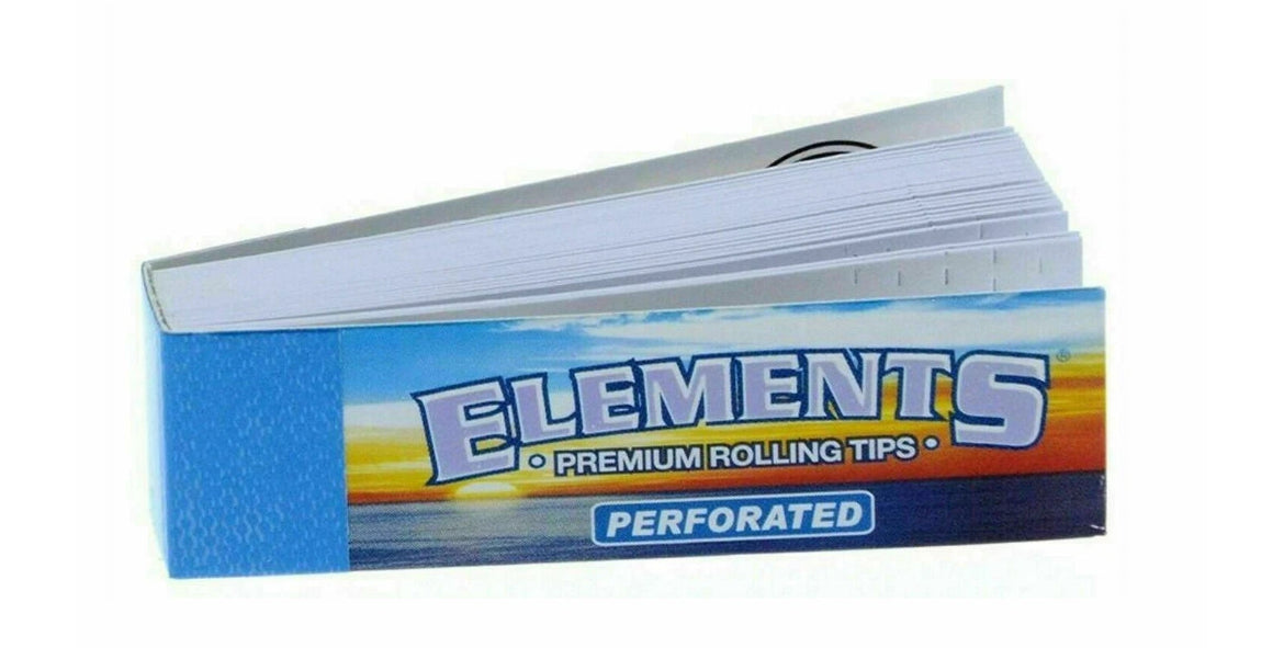 Elements Perforated Tips Roach Books Cigarette Rolling Papers Booklets