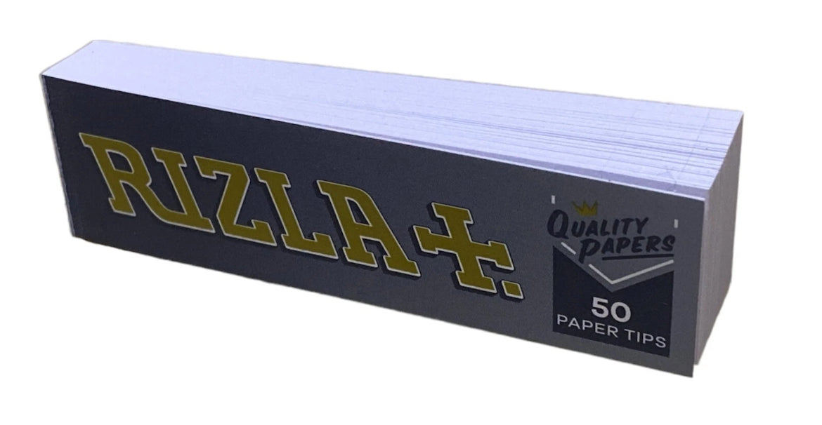 RIZLA Silver Tips Rolling Paper Roach Filter Tips Book Genuine