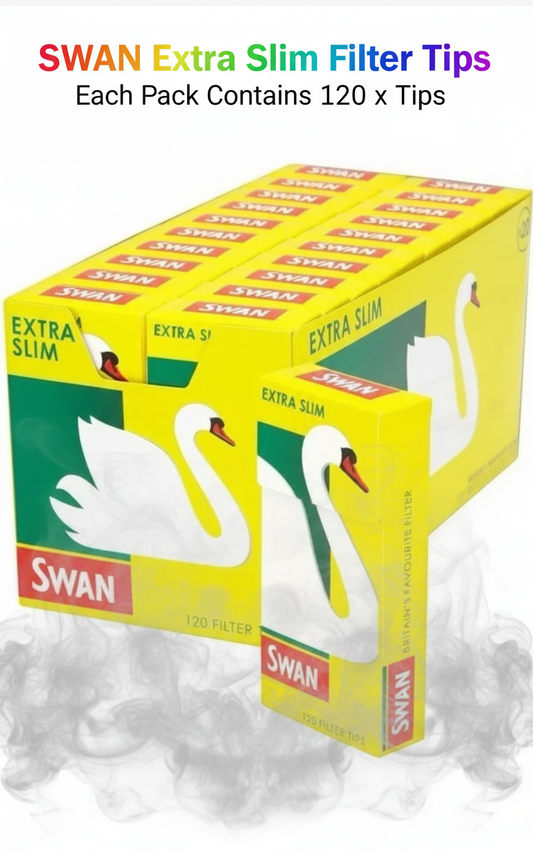 SWAN Extra Slim Filter Tips, Pre Cut Filter W,Extra Slim Filter Tip