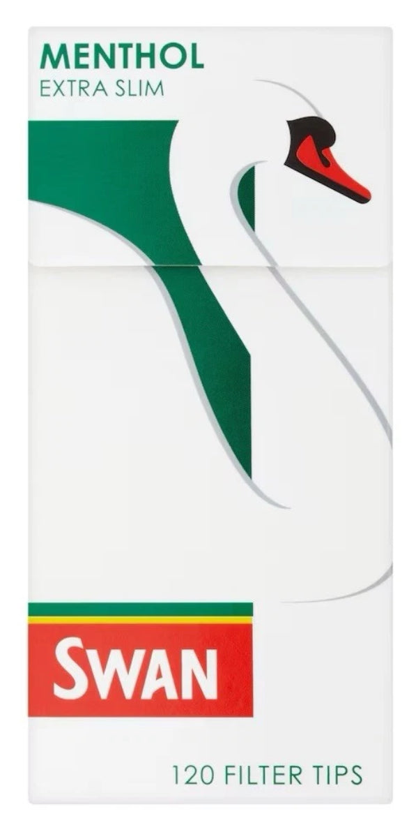 SWAN Menthol Extra Slim Pre Cut Rolling  Tips Filter
