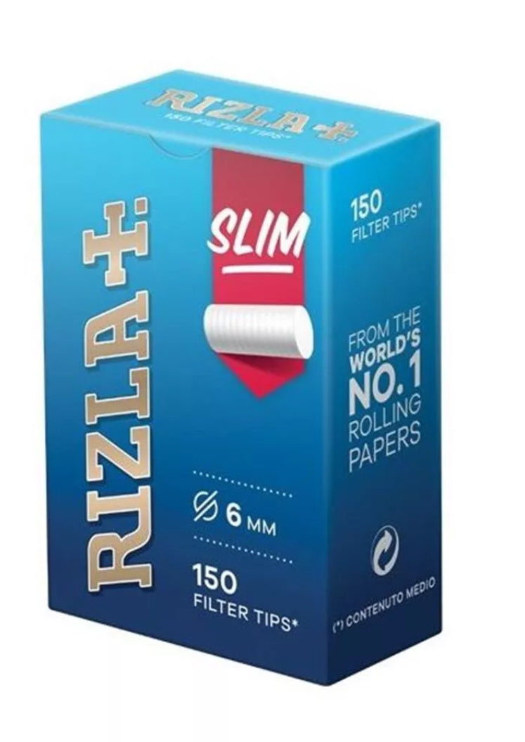 RIZLA Slim Filter Tips 6mm Cigarette Rolling Tips x 150