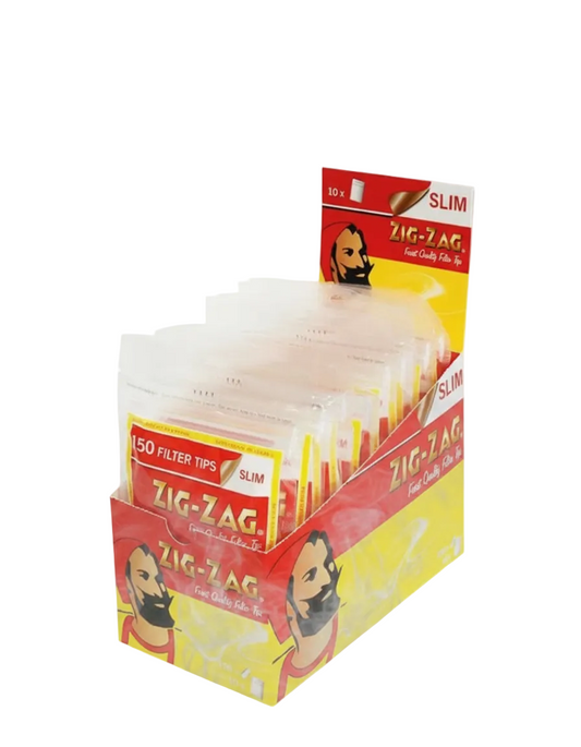 ZIG ZAG Slim Cigarette Filter Tips Box Resealable