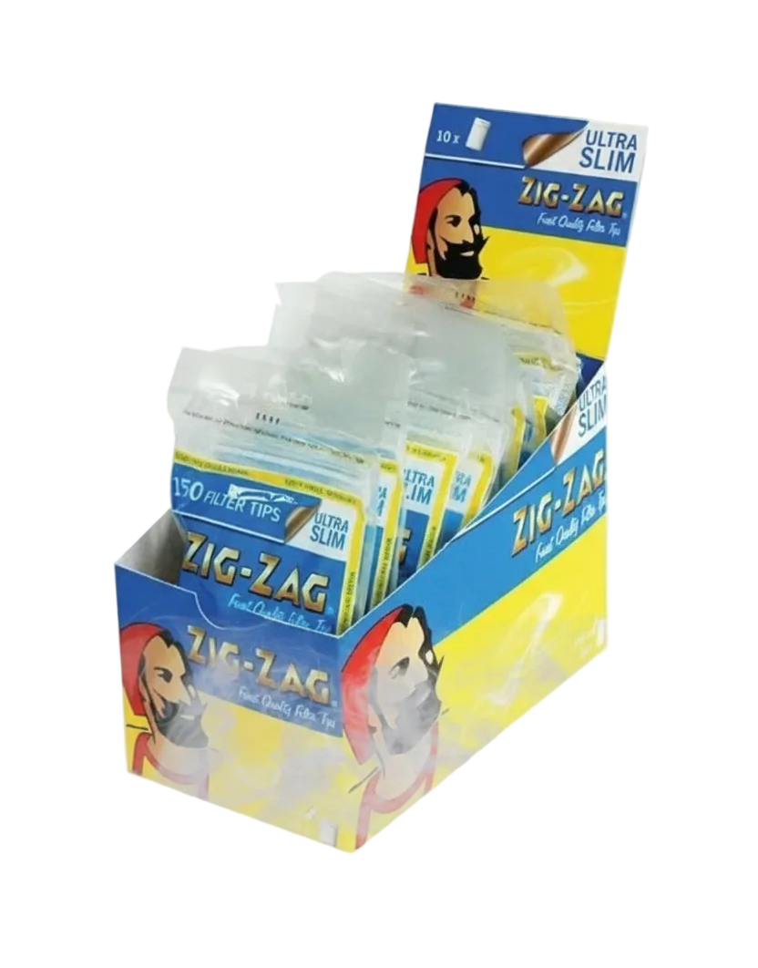 Zig Zag Ultra Slim Filter Tips Resealable Bags
