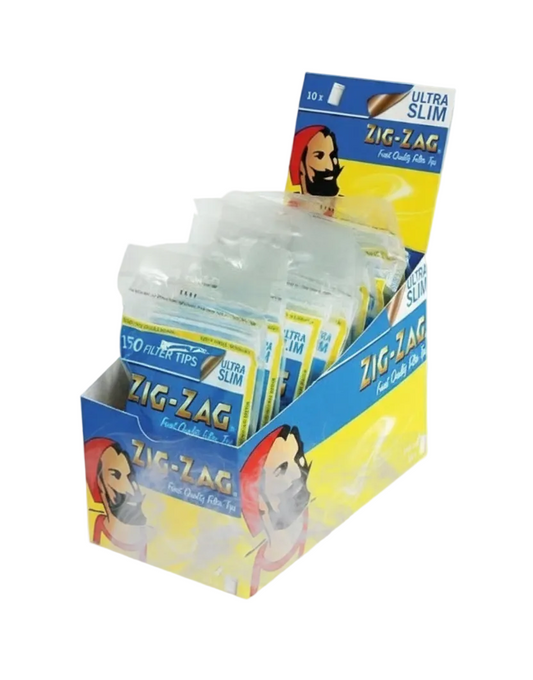 Zig Zag Ultra Slim Filter Tips Resealable Bags
