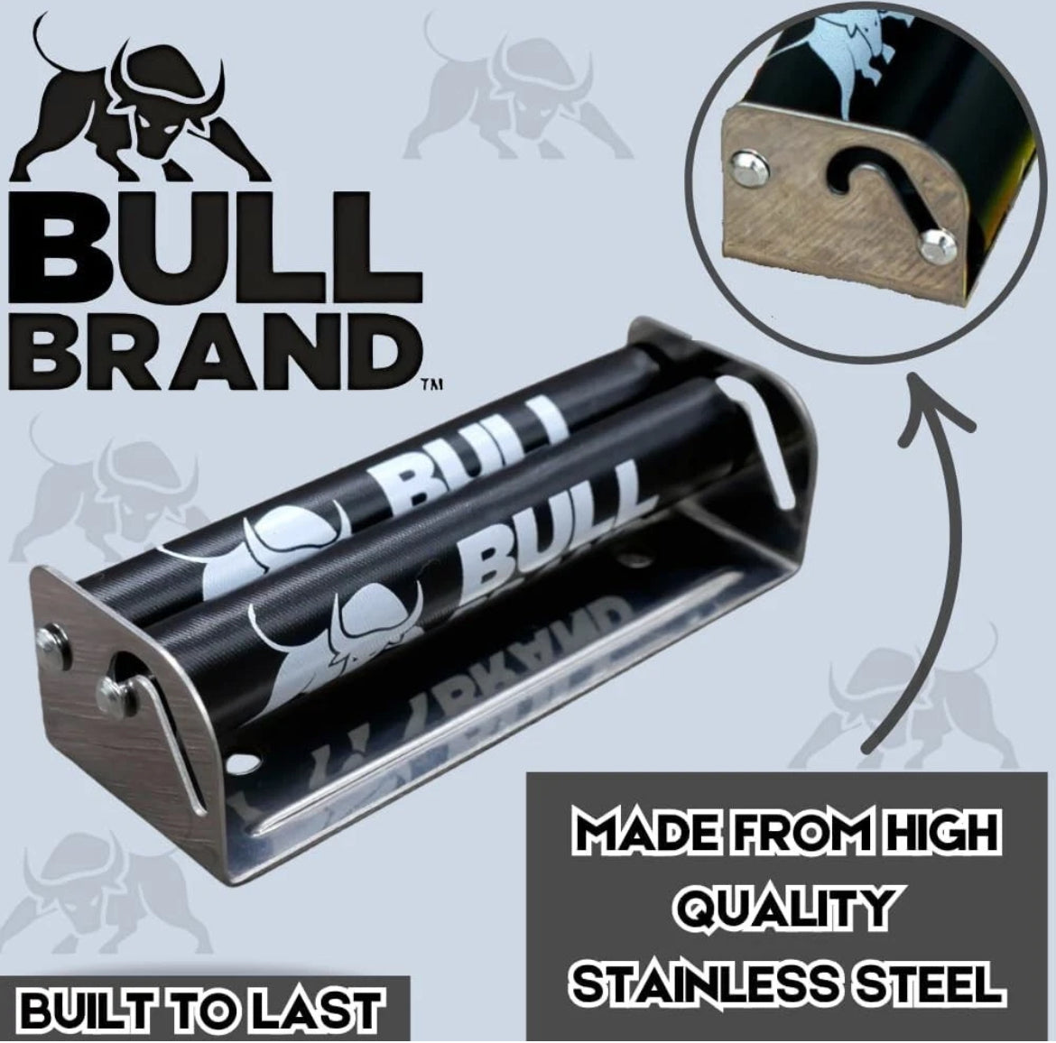 BULL  BRAND  Metal Cigarette Rolling Machine