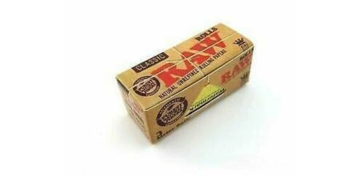 RAW Rolls Rolling Papers Classic Natural Unrefined Skins Rips