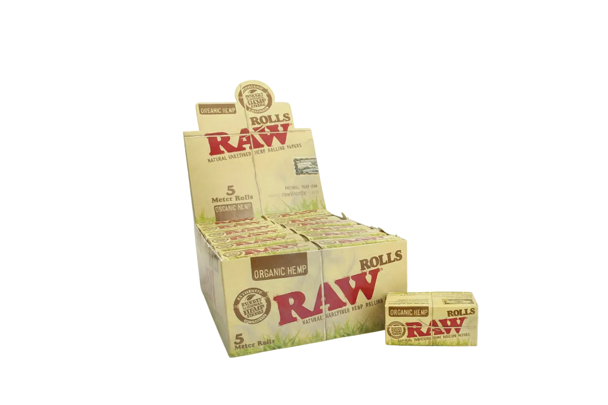 Raw Organic Hemp Roll Rips 5m Meter Rolls Smoking Rolling Paper