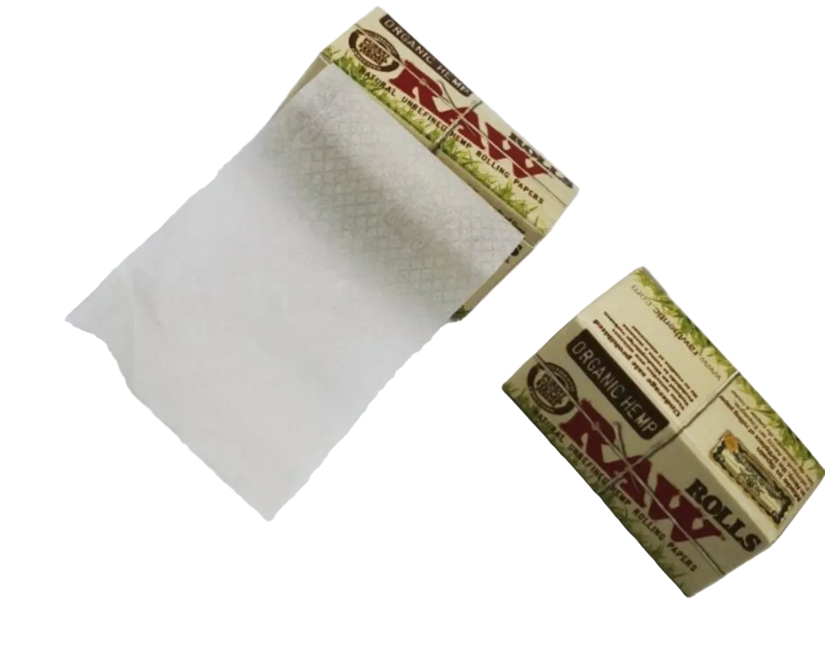 Raw Organic Hemp Roll Rips 5m Meter Rolls Smoking Rolling Paper