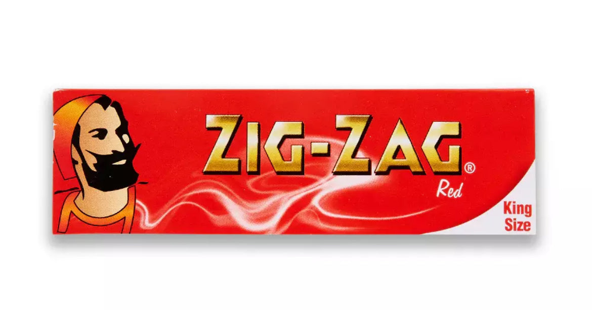 ZIG ZAG Red King Size Smoking Cigarette Genuine Smoking Paper