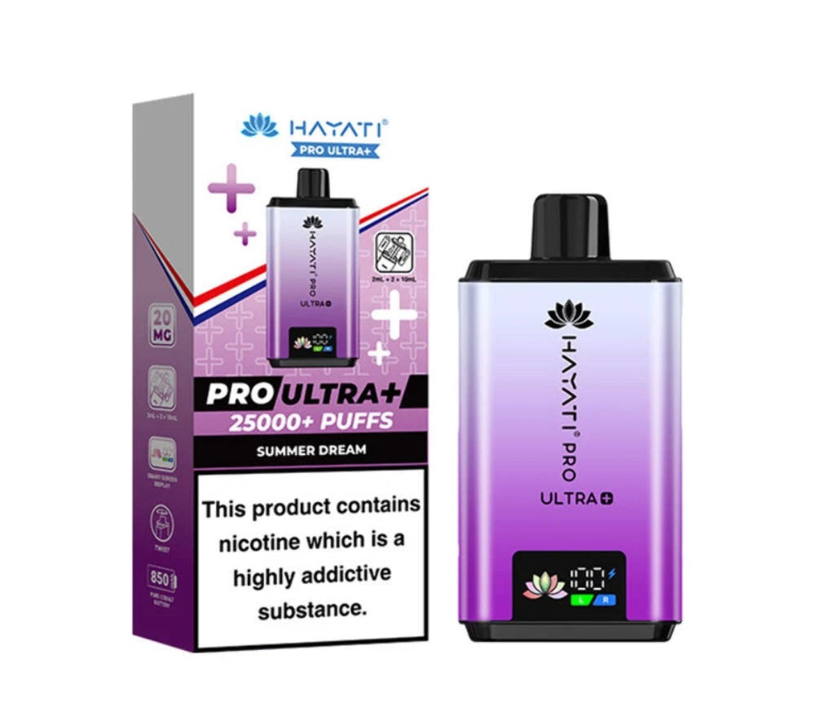 Hayati Pro Ultra Plus 25K Pre-filled Pod Kit 20mg