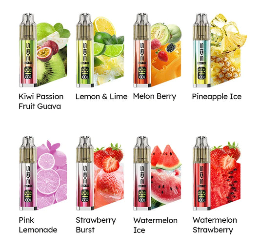 SKE Bar 15K Pre-filled Pod Kit 2ML Rechargeable Refillable Vape