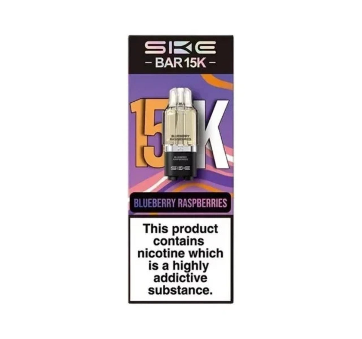 SKE Bar 15K Pre-filled Pod 2ML replacement Refillable Pods