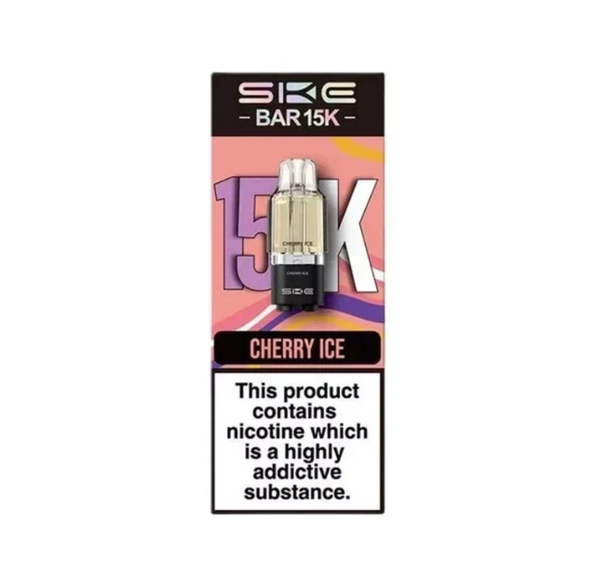 SKE Bar 15K Pre-filled Pod 2ML replacement Refillable Pods