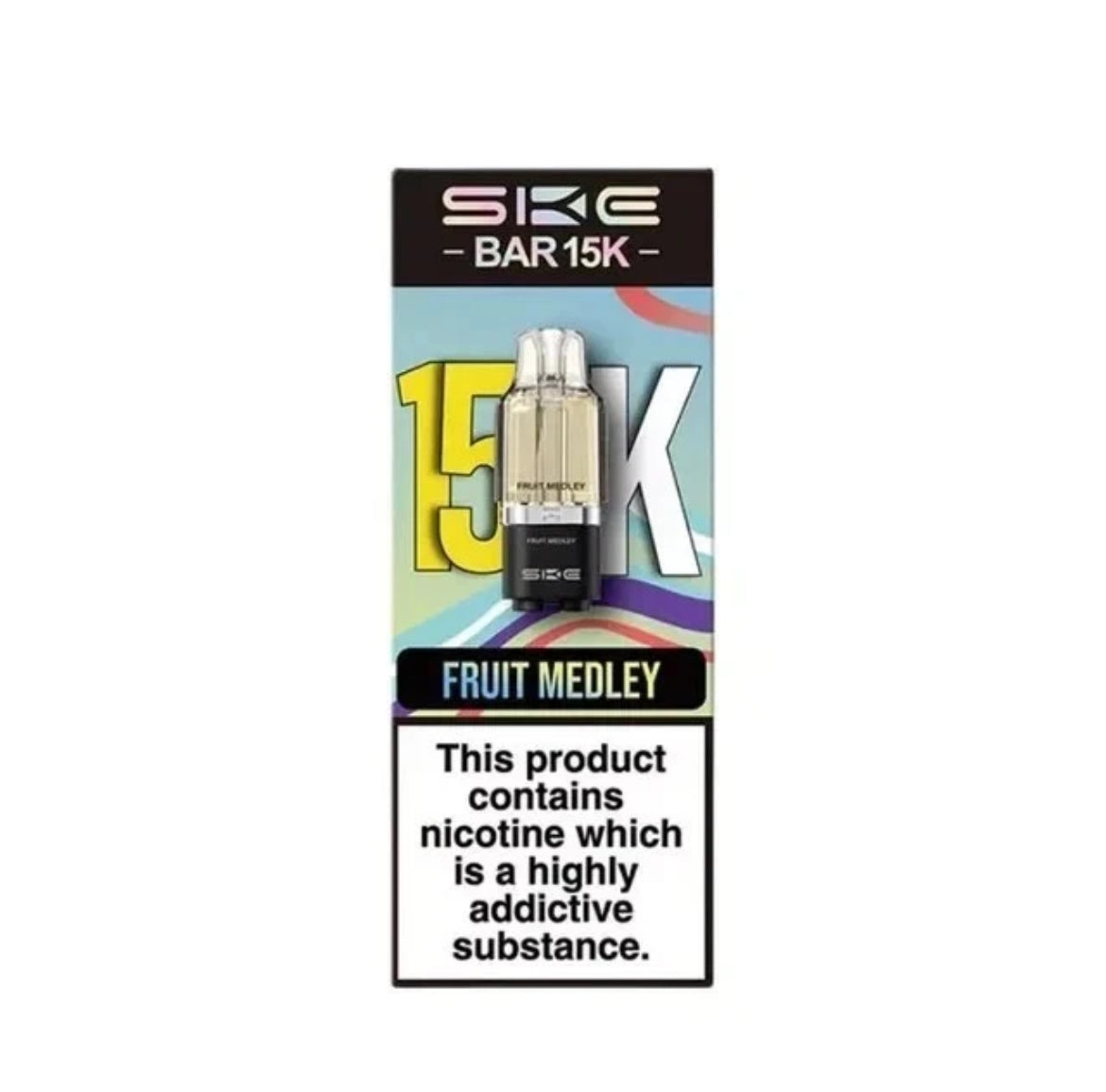 SKE Bar 15K Pre-filled Pod 2ML replacement Refillable Pods