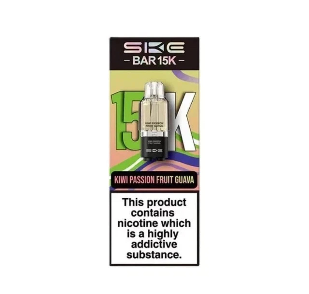 SKE Bar 15K Pre-filled Pod 2ML replacement Refillable Pods