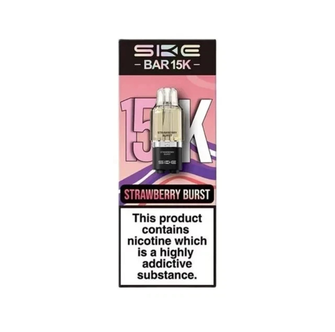 SKE Bar 15K Pre-filled Pod 2ML replacement Refillable Pods