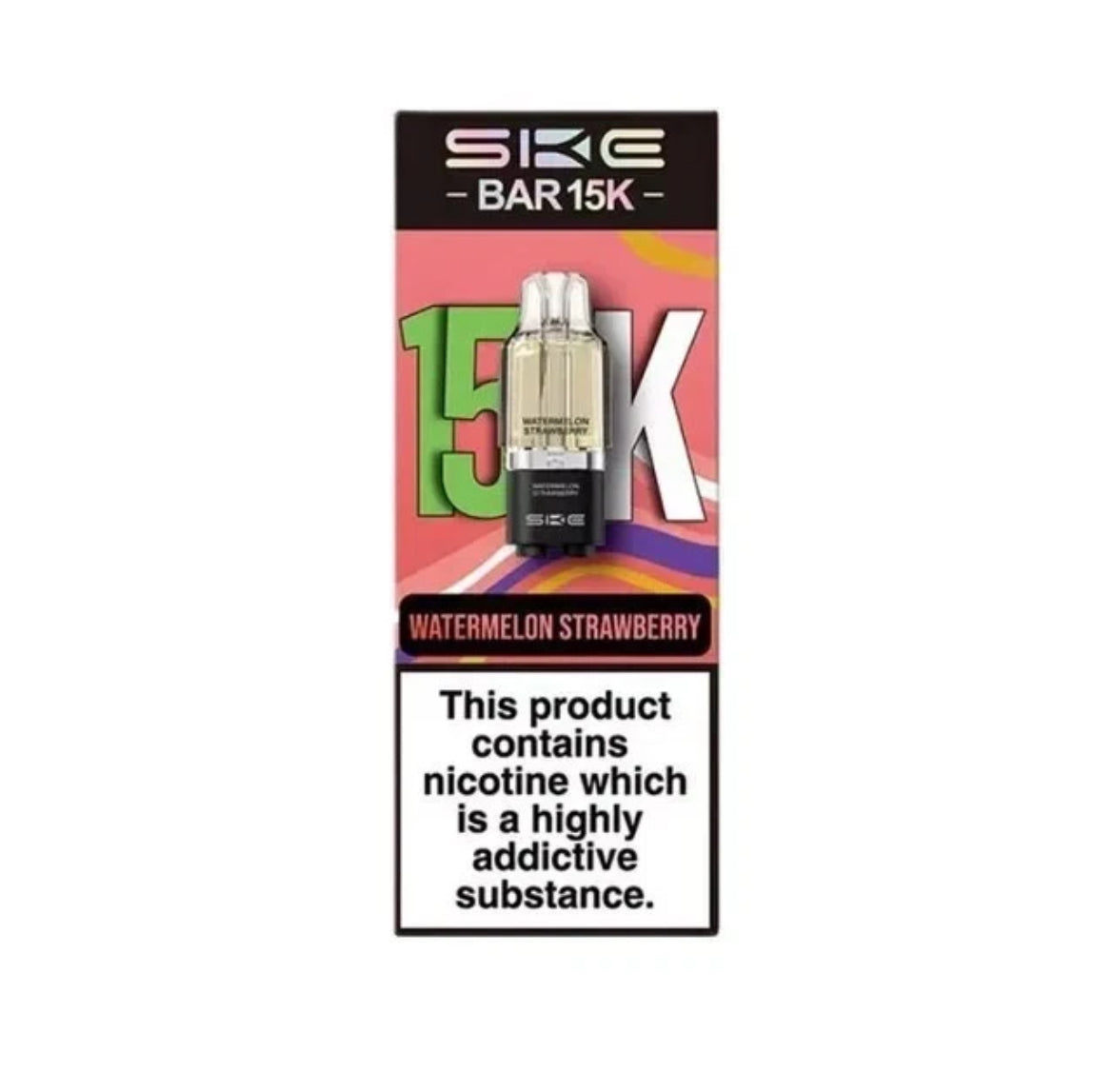 SKE Bar 15K Pre-filled Pod 2ML replacement Refillable Pods