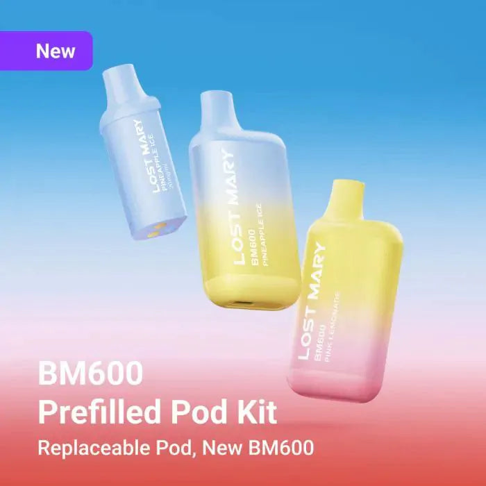 LOST MARY BM600 Pre-filled 20mg 2ML Replacement Vape Kit