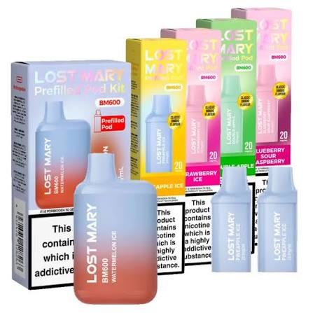 LOST MARY BM600 Pre-filled 20mg 2ML Replacement Pods
