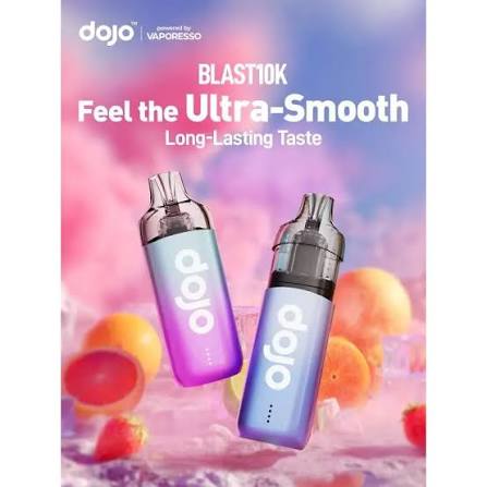 Vaporesso Dojo Blast 10k Pre-filled Pod Vape Kit 10K  Big Puffs 20mg E-Cig