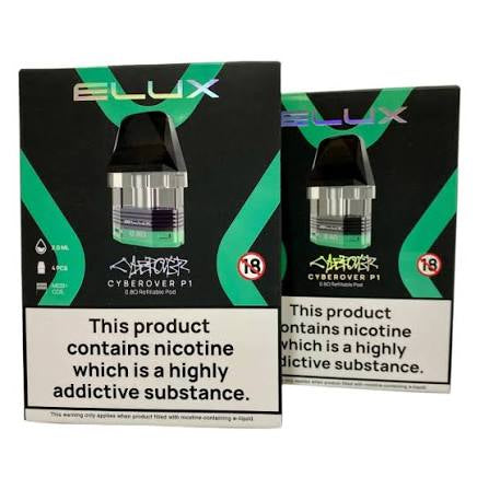 Elux Cyberover P1 Pod Cartridges 4 X Pcs Each Pack 2ml