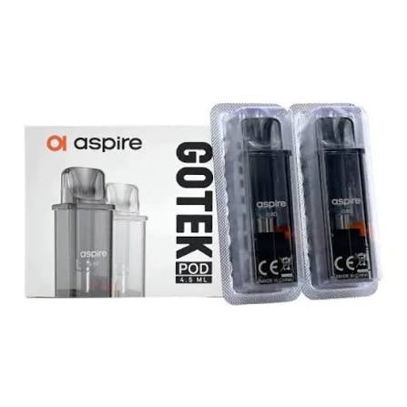 Aspire Gotek X Replacement Pods 0.6 ohm 0.8 ohm XL  Pack of 2