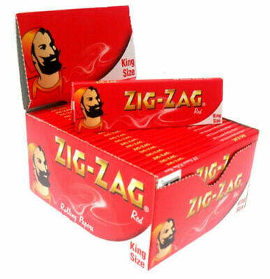 ZIG ZAG Red King Size Smoking Cigarette Genuine Smoking Paper
