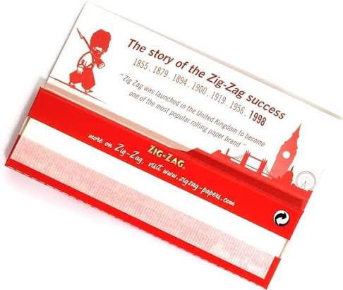 ZIG ZAG Red King Size Smoking Cigarette Genuine Smoking Paper