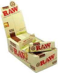 RAW ORGANIC Hemp Single Wide Standard Regular Natural Rolling Paper