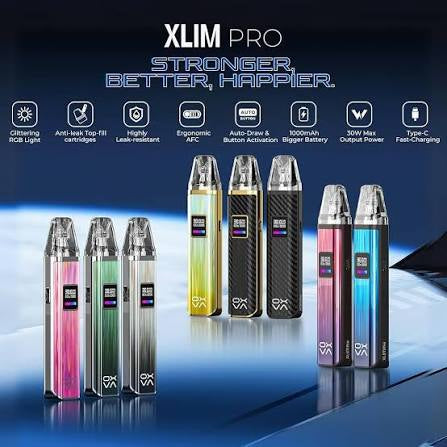 Oxva Xlim Pro Vape Kit 1000mAh Battery | 30W Pod Kit
