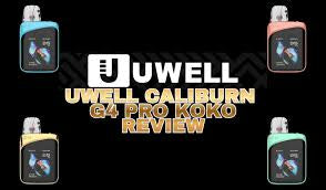Uwell Caliburn G4 Pro KOKO Pod Kit 2000mAh 35W Vape Kit or PODS