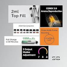 Vaporesso Xros 4 1000mAh 30W Pod Kit 2ML Xros Pods Fast Charging