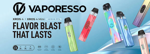 Vaporesso XROS 4 Mini Pod Vape Kit 30W 2ml Pod Vape  1000mAh