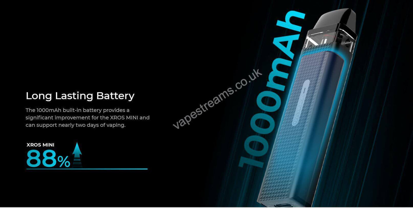 Vaporesso XROS Mini Pod Kit 1000mAh E-Cigarette 2ML Vape 16Watts